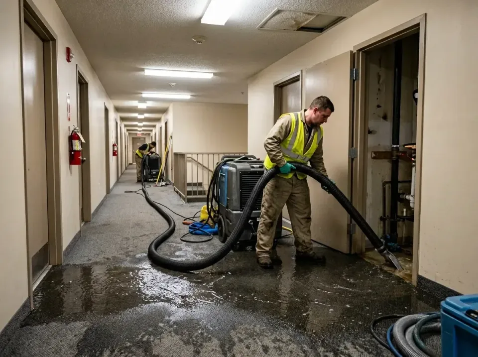 multi-unit-apartment-hallway-f-005 — frequently asked questions, Emergency Burst Pipe Water Extraction & Removal in Whitevil…